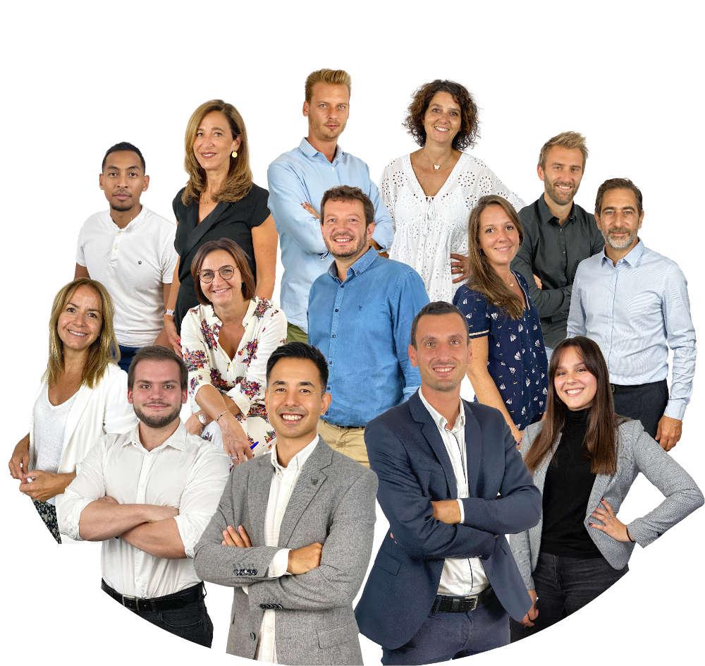 Photo de l'équipe de l'agence